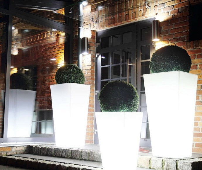 76 Cm Cordless - Illuminated Led Tapered Pot