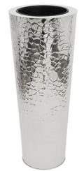 Hammered Acier Inoxydable Floor Pot