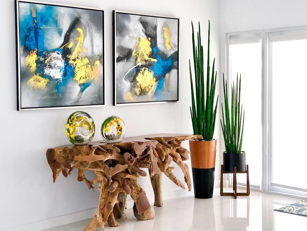 Sansevière (160 Cm) avec Lux Pot en Noir
