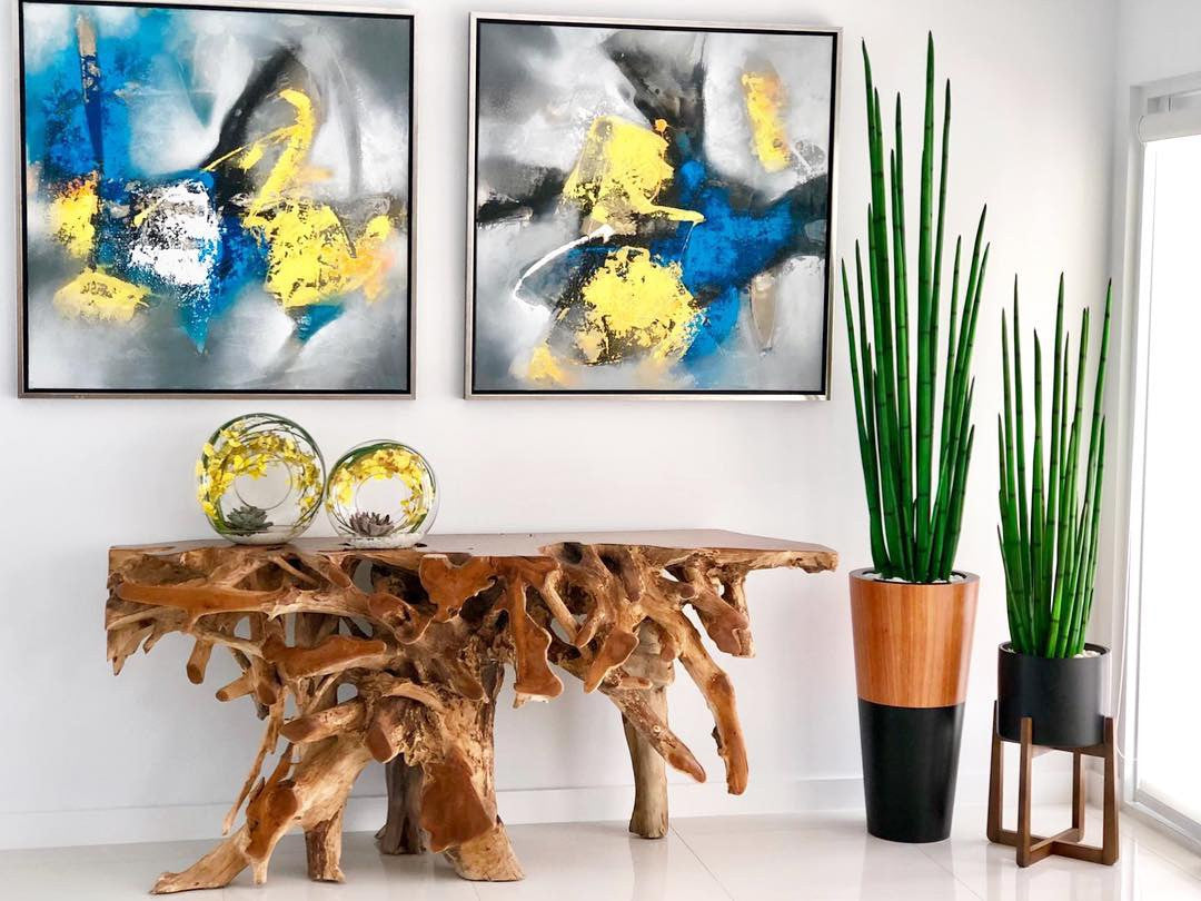 Sansevière (160 Cm) avec Lux Pot en Noir