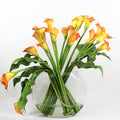 Vase Lune avec Mango Arums