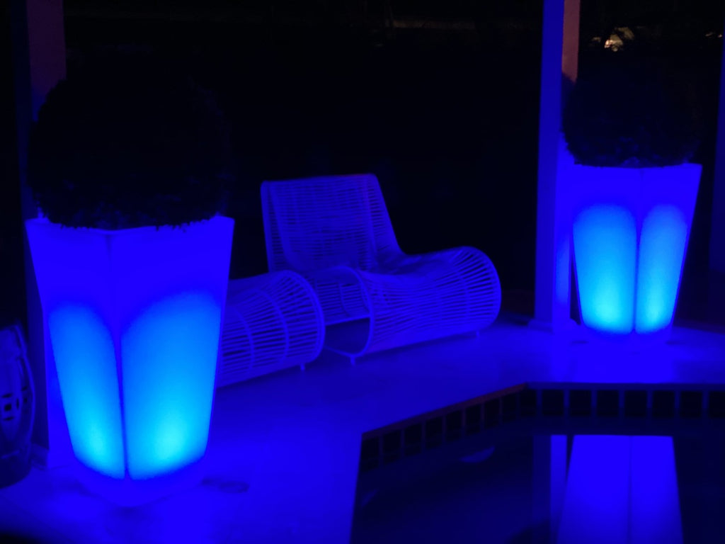 76 Cm Cordless - Illuminated Led Tapered Pot