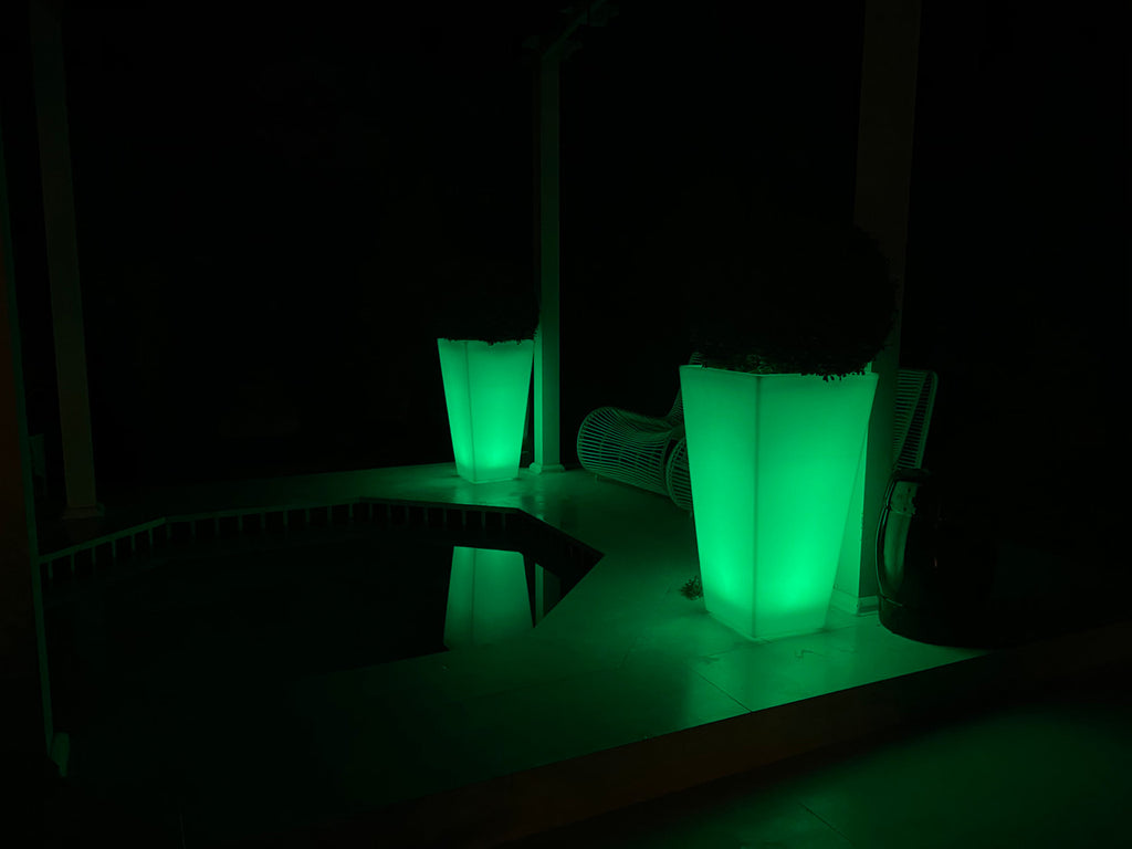 76 Cm Cordless - Illuminated Led Tapered Pot
