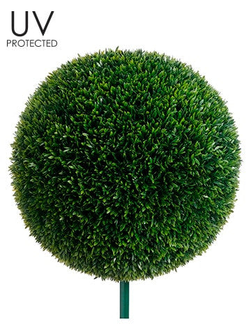 51 Cm Protection Uv Tea Feuille Ball avec 25 Cm Metal Pole Vert