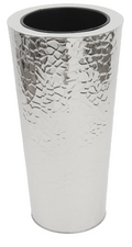 Moyen Hammered Acier Inoxydable Floor Pot
